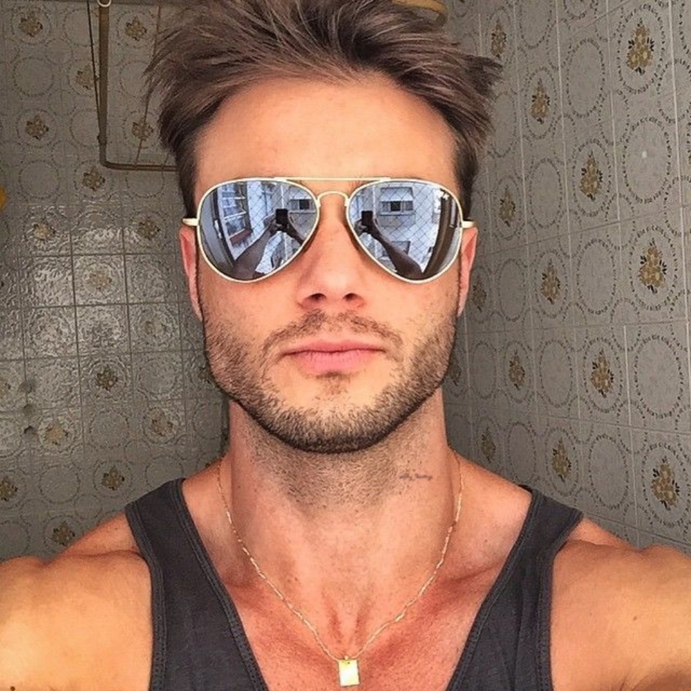 Ray-Ban (Store Display) Aviator Reflective Silver Lenses RB3025 Mirror - Picture 11 of 13